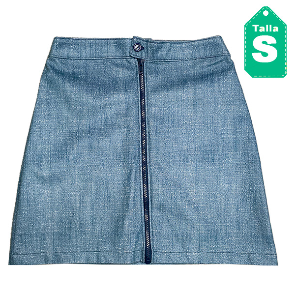Falda Azul- S