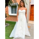 Vestido de Novia Mundo Novia Marfil- L