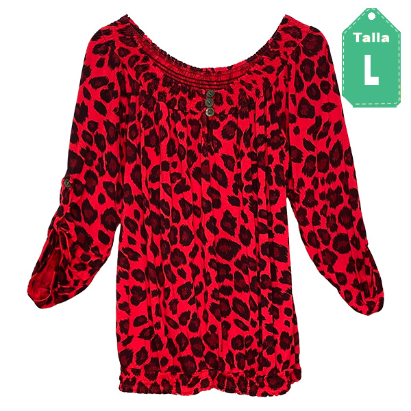 Blusa Estampada- L