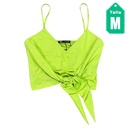 Blusa Zara Verde Neon- M