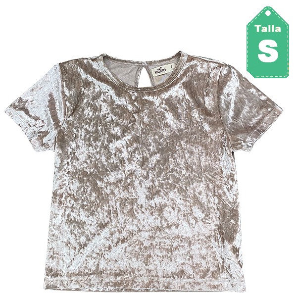 Blusa Hollister Terciopelo- S