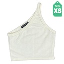Crop Top Nasty Gal Crema- XS