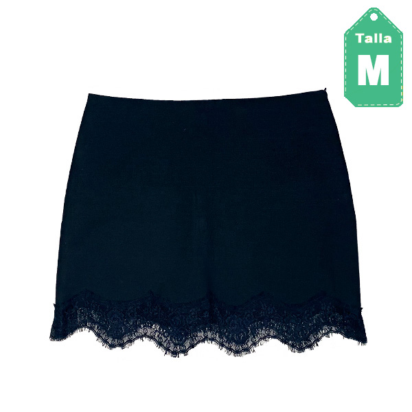 Falda Zara Negro- M
