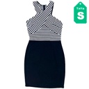 Vestido Maitai Negro y Blanco- S
