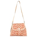 Cartera Artesanal Nude y Coral