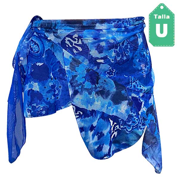 Pareo Estampado Azul