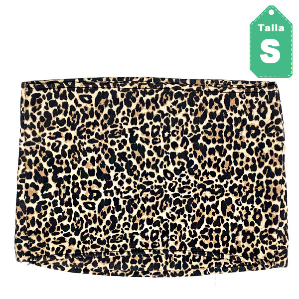 Crop Top Bershka Animal Print- S