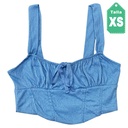 Crop Top Cotton.On Azul Claro- XS