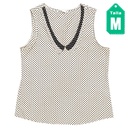 Blusa Lefties Nude y Negro- M