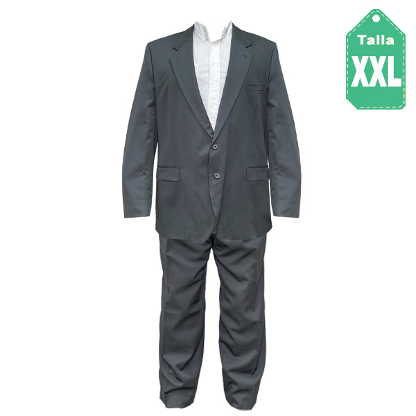 Traje Clasico Gris- XXL