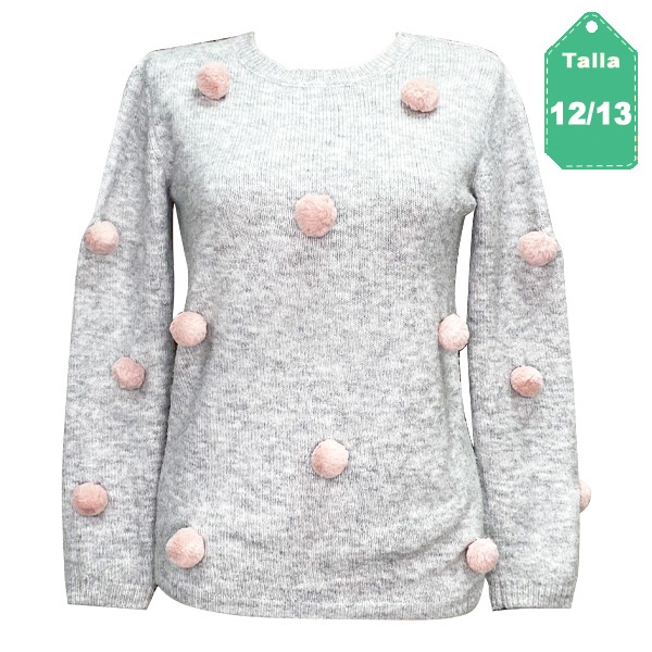 Sweater Primark Gris- 12/13