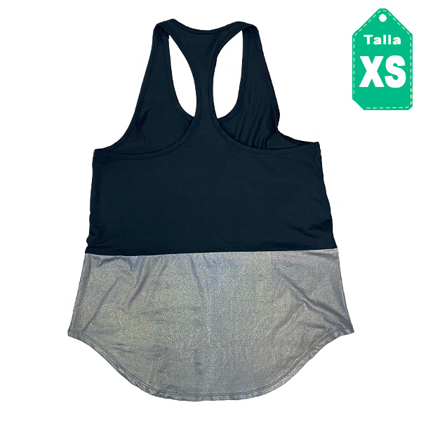 Camiseta Champion Negro Y Gris- XS