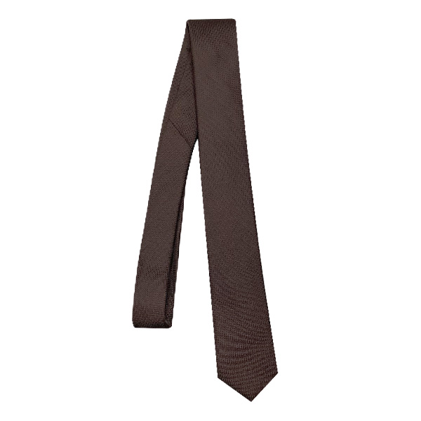 Corbata Marron Oscuro