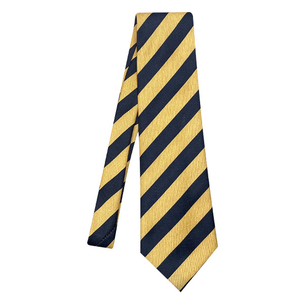 Corbata Umberto Ceveri Champagne y Azul Marino
