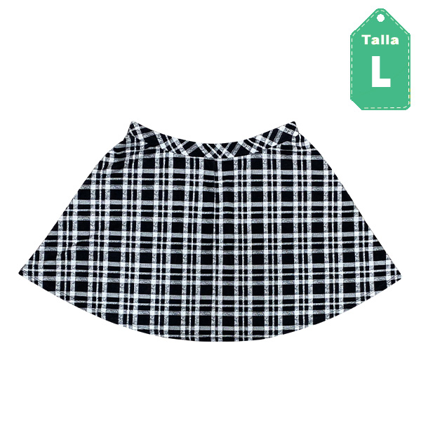 Falda Joe B Cuadros- L
