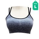 Top Deportivo Champion Gris y negro- L