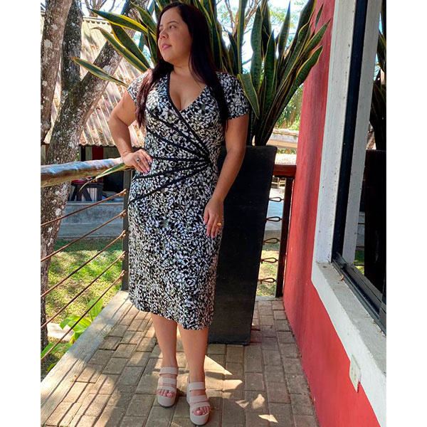 Vestido Connected Estampado- L