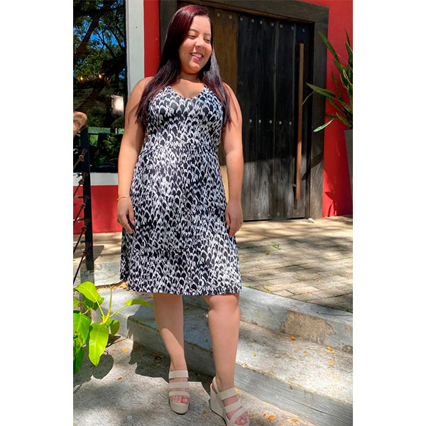 Vestido Jonathan Estampado- L