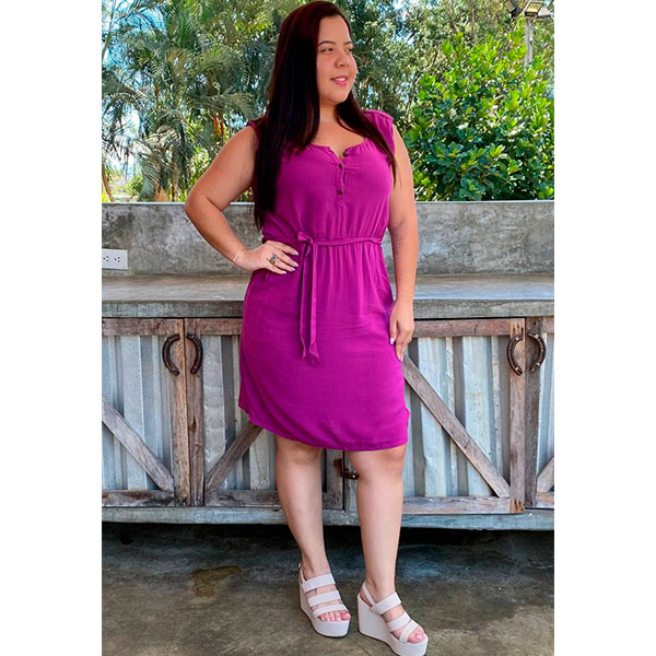 Vestido Merona Magenta- M