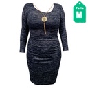 Vestido TMG Negro y Gris- M