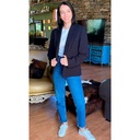 Blazer Tejido Negro- L
