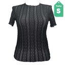 Blusa Malla Negro- S
