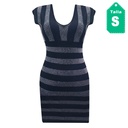 Vestido Bebe Azul y Plateado- S