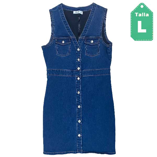 Vestido Pull&Bear Jeans- L