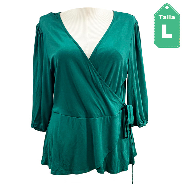 Blusa Verde Esmeralda- L
