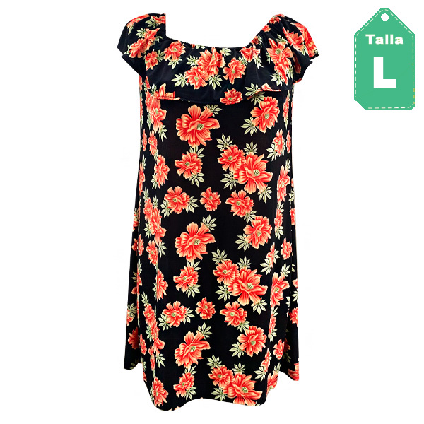 Vestido Natural Colors Floral- L
