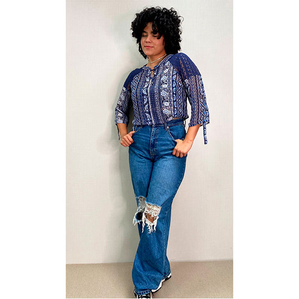 Blusa Iris Estampado- M