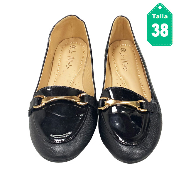 Mocasines La Marte Negro- 38