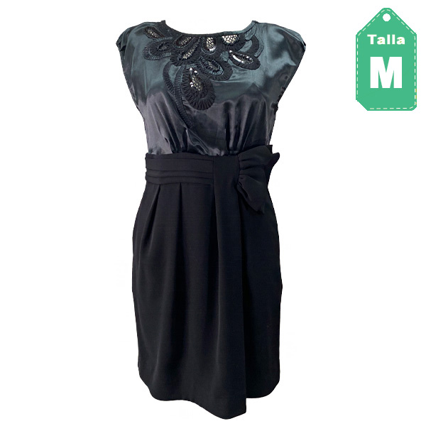 Vestido Argenti Negro- M