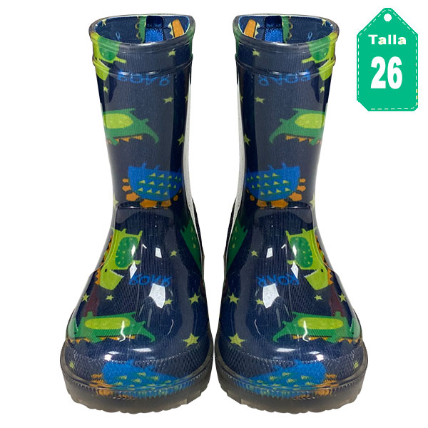Botas Pantaneras Magellan Dinosaurio- 26