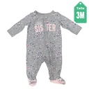 Mameluco Carter´s Gris- 3M