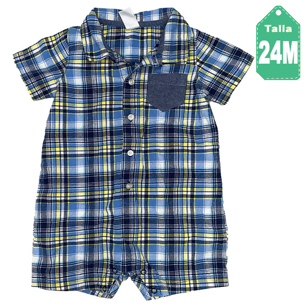 Enterizo Carter´s Cuadros- 24M