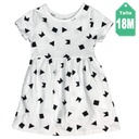 Vestido Wonder Nation Blanco y Negro-18M