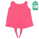 Camiseta French Rosa Coral- 12M