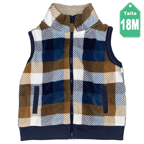 Chaleco Carters Cuadros- 18M
