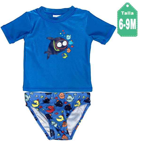 Traje de Baño Estampado- 6/9M