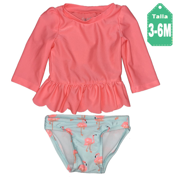 Traje de Baño Cat&Jack Estampado- 3/6M