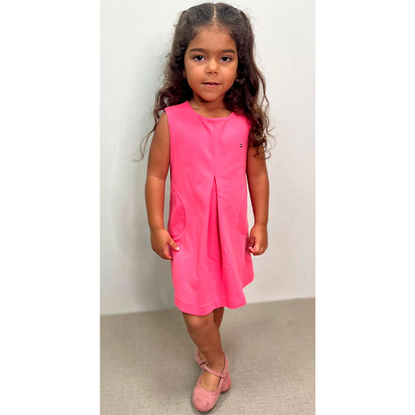 Vestido Tommy Hilfiger Fucsia- 3