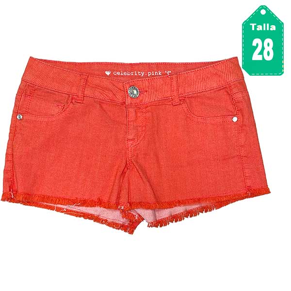 Short Celebrity Naranja- 28