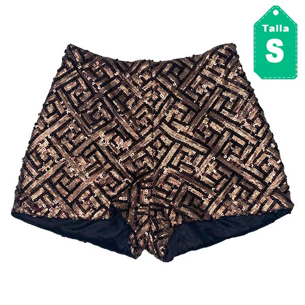 Short Zinga Lentejuelas- S