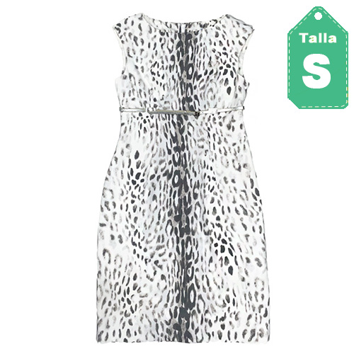 Vestido Calvin Klein Animal Print- S