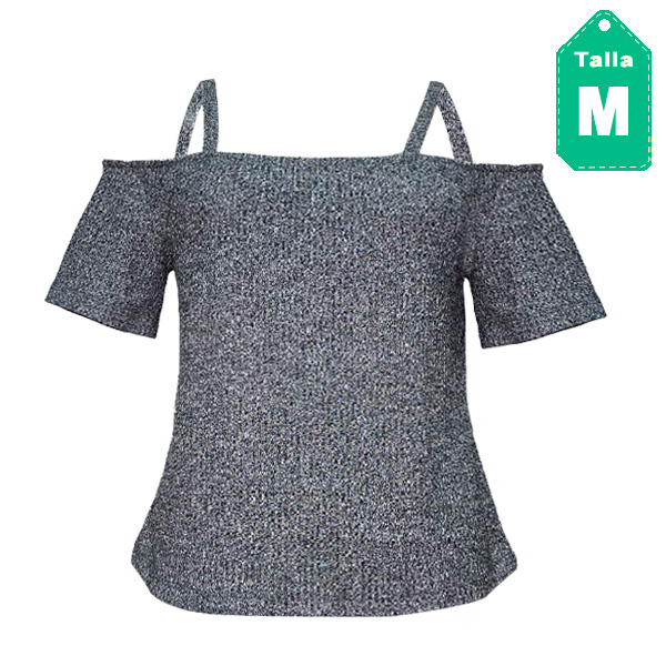 Blusa AB Colecciones Gris- M
