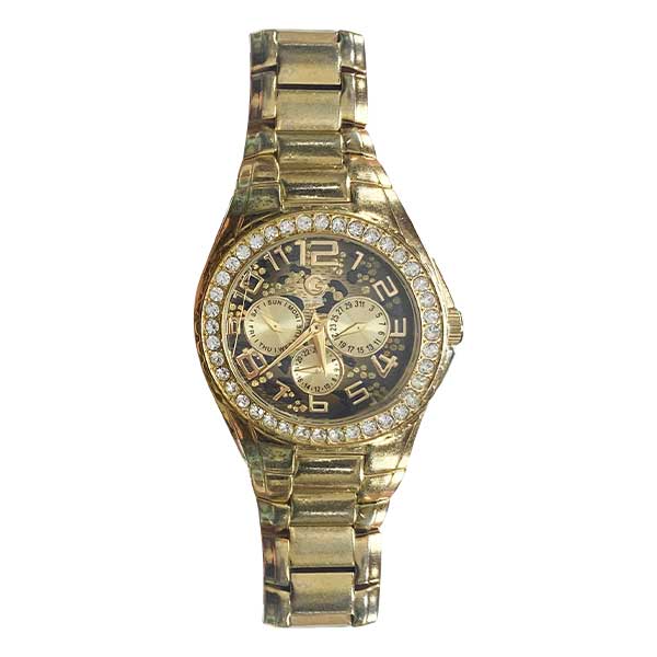 Reloj Guess Dorado y Plateado