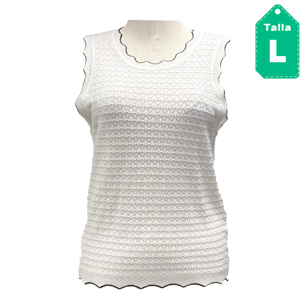Blusa Nafnaf  Blanco y Negro- L