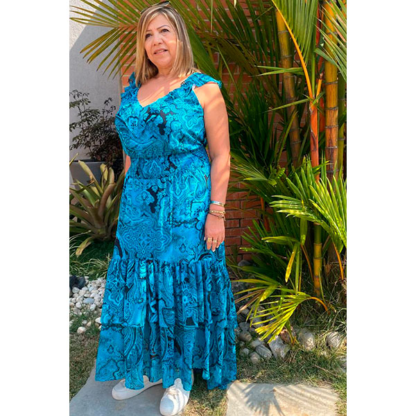 Vestido INC Estampado- XL
