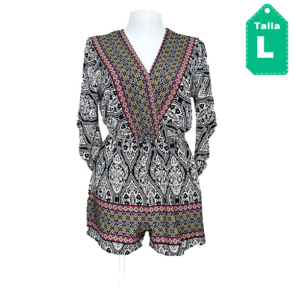 Jumper Papaya Estampado- L